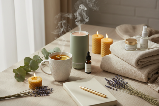 Gentle Eze chronic pain comfort kit with spa-inspired wellness essentials