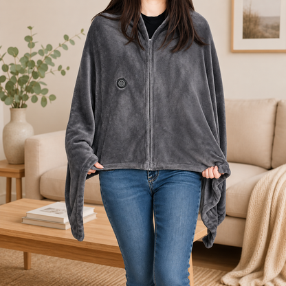 Luxury Heated Shoulder Wrap ~ Grey | Limited Stock, only 4 available